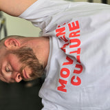 Men's Crew Organic Tee - Movement Culture Red