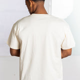 STAND CULTURE CIRCLE DRISHTI TEE - RED ON CREAM (Premium thick cotton)